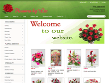 Tablet Screenshot of flowersbylizchicago.com